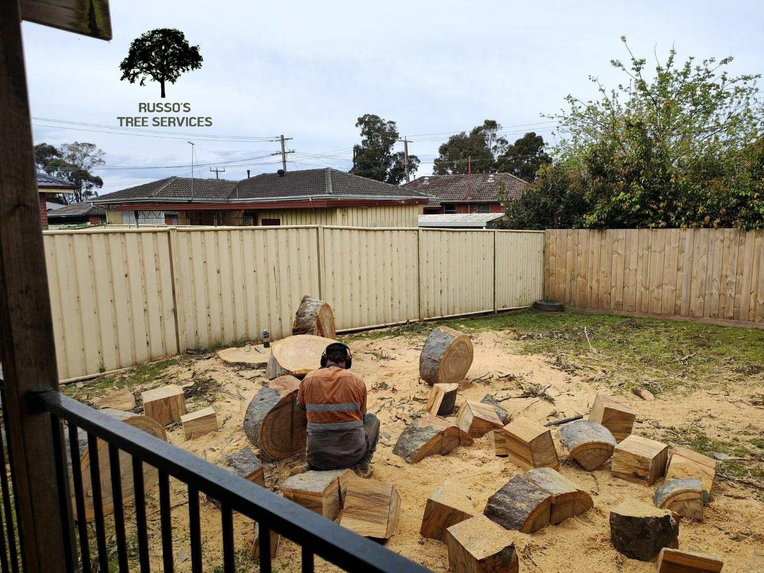 Home Russo’s Tree Services 7 Tree Trunk Pieces in Sale VIC